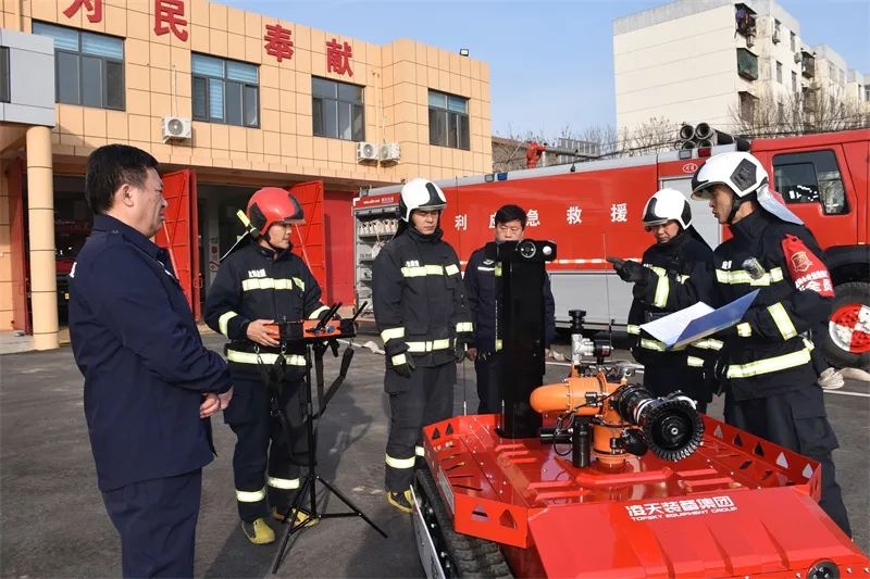 “新戰(zhàn)友”入列，使命必達(dá)， 北京凌天智能助力東營(yíng)油田消防隊(duì)